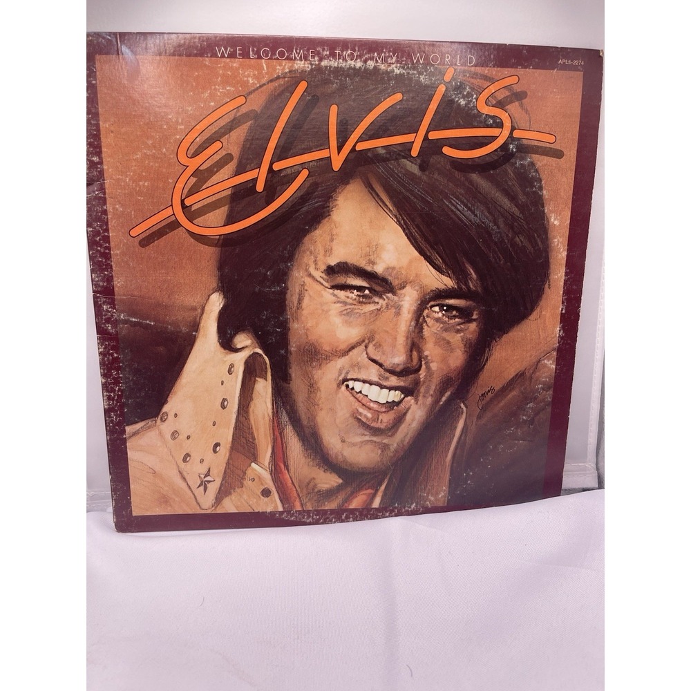 Elvis Presley-Welcome To My World original 1977 pressing PL12274 vinyl
